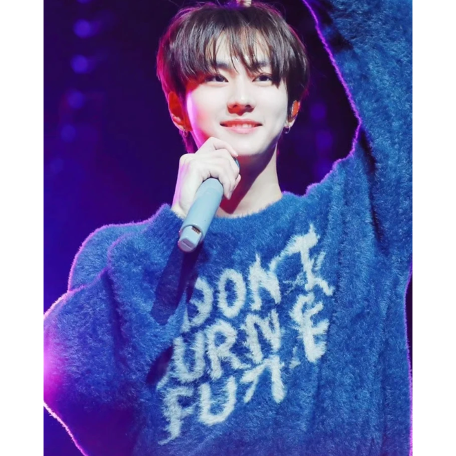 [PRE-ORDER] ENHYPEN Jungwon “Don’t Burn Our Future” Knit Blue Sweater
