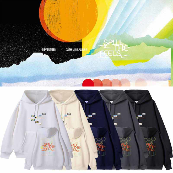 [PRE-ORDER] Seventeen 'Spill The Feels' Hoodies