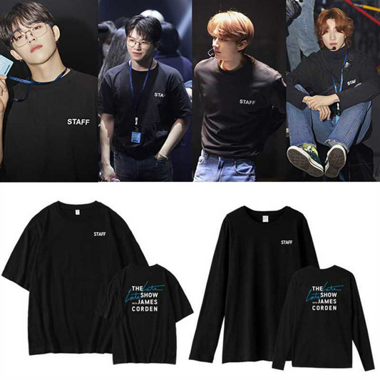 [PRE-ORDER] Seventeen 'Staff' The Late Late Show T-shirts & Sweatshirts