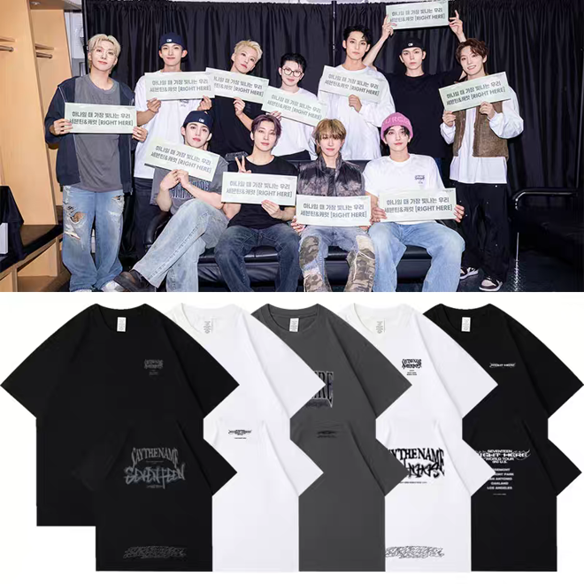 [PRE-ORDER] Seventeen 'Right Here' T-shirts