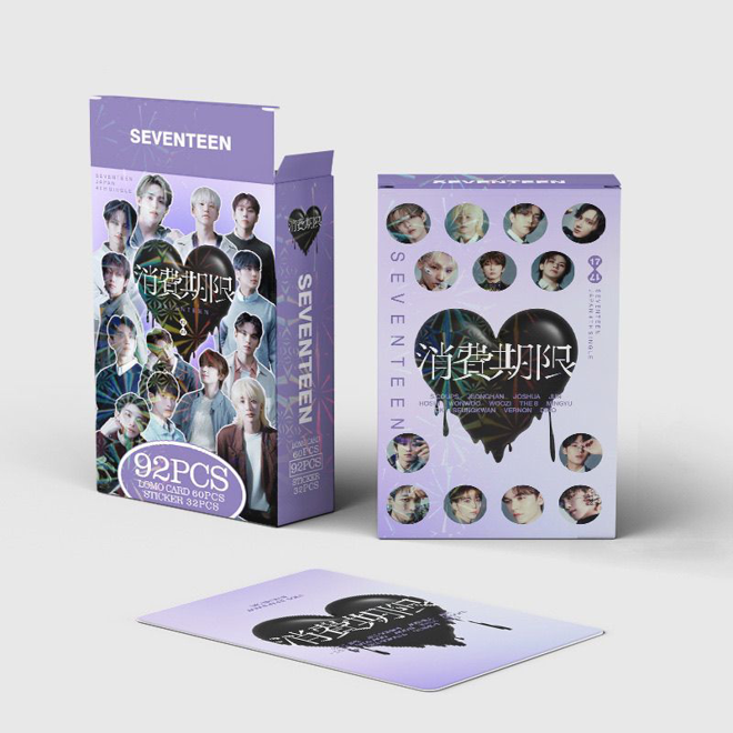 [PRE-ORDER] SEVENTEEN 4rth Japan Single lomocards (92pcs)