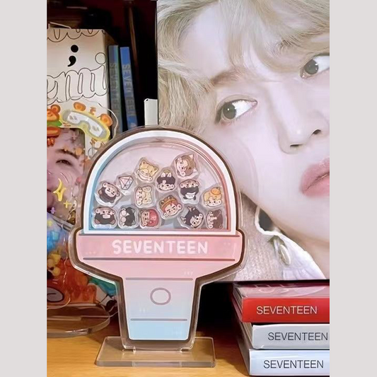 [PRE-ORDER] SEVENTEEN shake lightstick acrylic (seventeen membres movable)