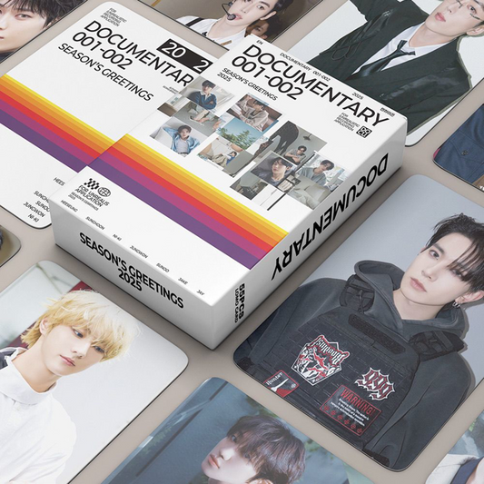 [PRE-ORDER] Enhypen 2025 Season's Greetings Documentary 001-002 ver. 2 lomocards (55pcs)