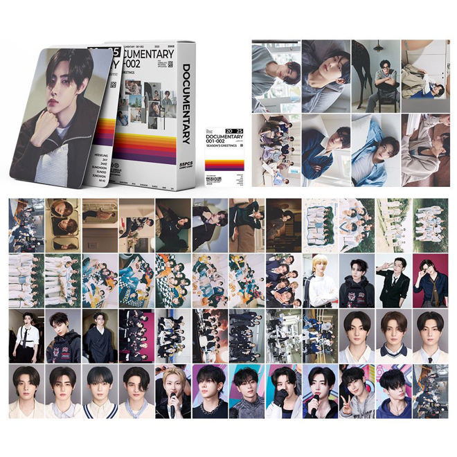 [PRE-ORDER] Enhypen 2025 Season's Greetings Documentary 001-002 ver. 2 lomocards (55pcs)