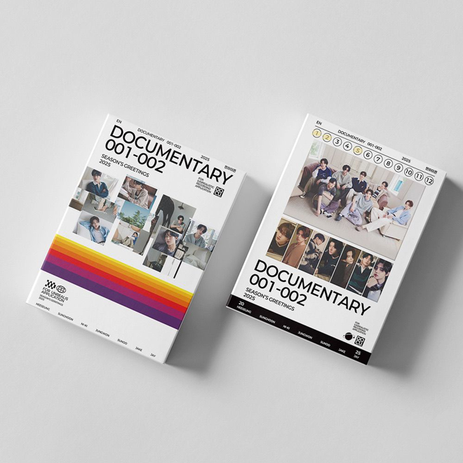 [PRE-ORDER] Enhypen 2025 Season's Greetings Documentary 001-002 ver. 2 lomocards (55pcs)