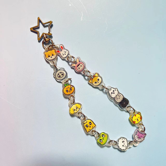 [PRE-ORDER] SEVENTEEN Characters Acrylic Phone Charm/Bag Keychain