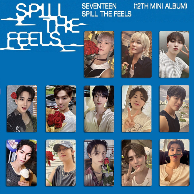 [PRE-ORDER] SEVENTEEN 'Spill The Feels' (pack of 13) unofficial photocards