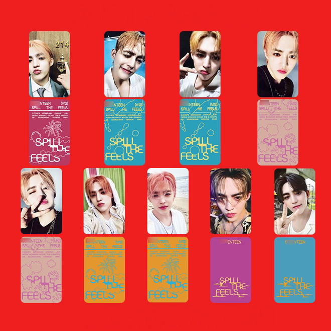[PRE-ORDER] SEVENTEEN 'Spill The Feels' (pack of 9) unofficial photocards