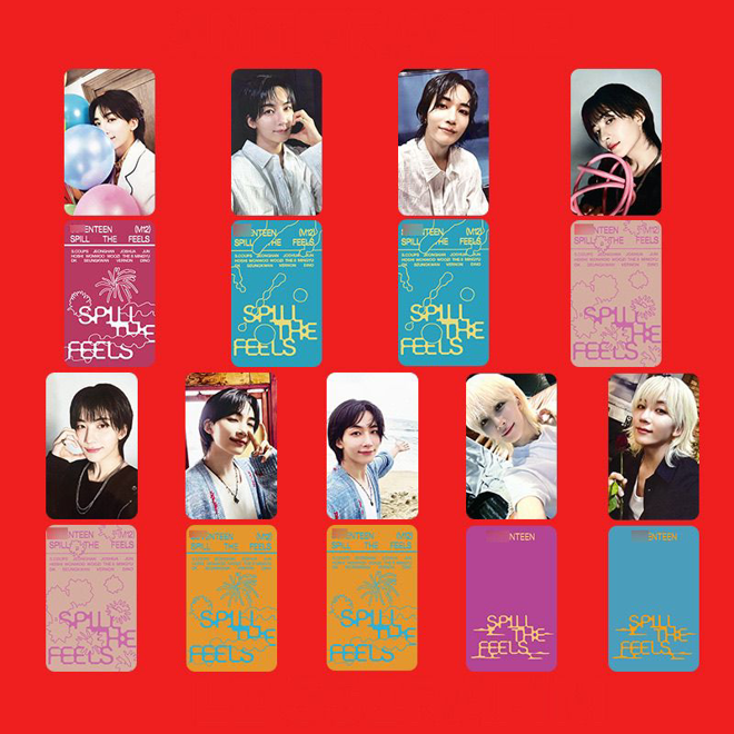 [PRE-ORDER] SEVENTEEN 'Spill The Feels' (pack of 9) unofficial photocards