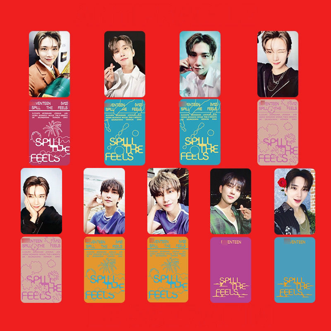 [PRE-ORDER] SEVENTEEN 'Spill The Feels' (pack of 9) unofficial photocards