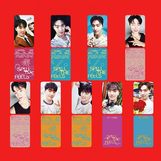 [PRE-ORDER] SEVENTEEN 'Spill The Feels' (pack of 9) unofficial photocards