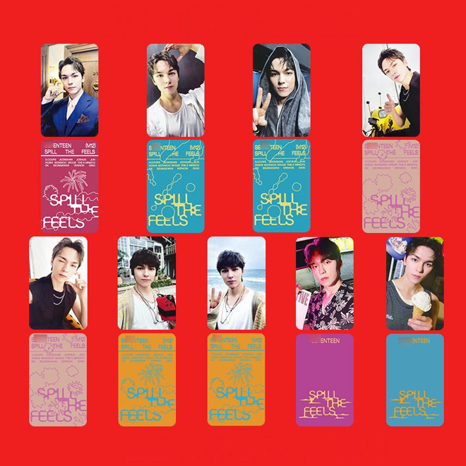 [PRE-ORDER] SEVENTEEN 'Spill The Feels' (pack of 9) unofficial photocards