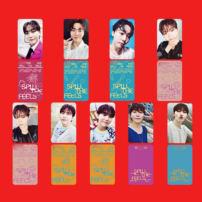 [PRE-ORDER] SEVENTEEN 'Spill The Feels' (pack of 9) unofficial photocards