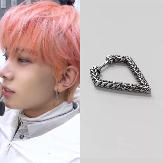 [PRE-ORDER] ENHYPEN HEESEUNG same style titanium steel heart-shaped earring