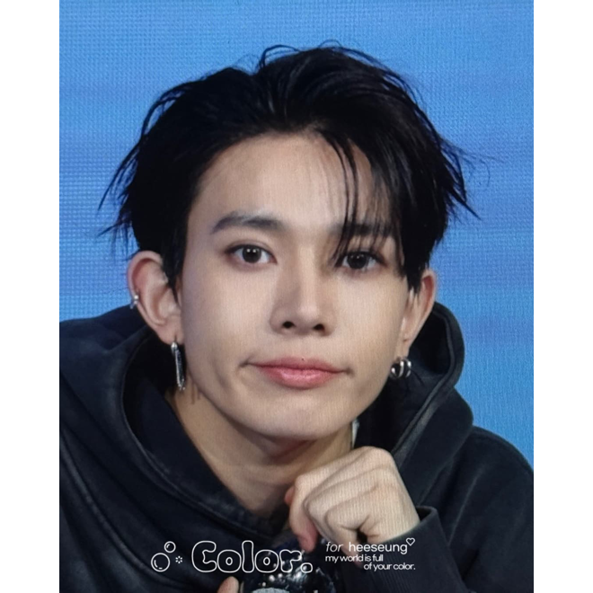 [PRE-ORDER] ENHYPEN HEESEUNG titanium steel chain pendant twisted ear buckle earring