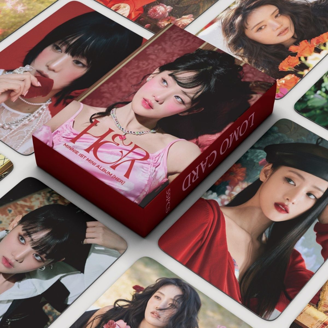 [PRE-ORDER] (G)I-DLE MINNIE 'Her' lomocards (55pcs)