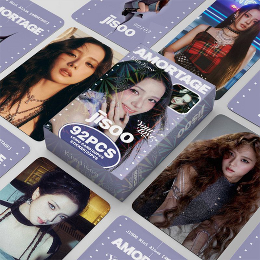 [PRE-ORDER] BLACKPINK Jisoo 'Amortage' lomocards (92pcs)