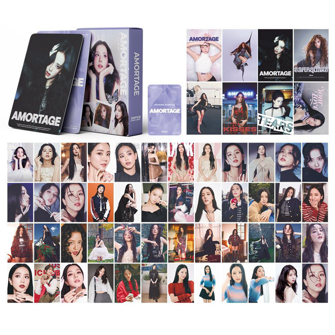 [PRE-ORDER] BLACKPINK Jisoo 'Amortage' ver. 1 lomocards (55pcs)
