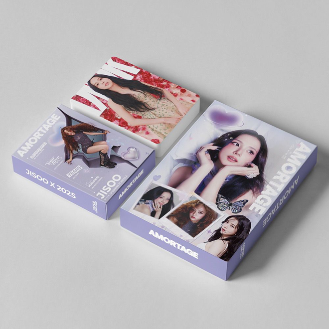 [PRE-ORDER] BLACKPINK Jisoo 'Amortage' ver. 1 lomocards (55pcs)