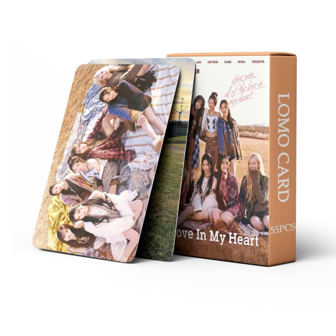 [PRE-ORDER] Babymonster 'Love in my heart' lomocards (55pcs)
