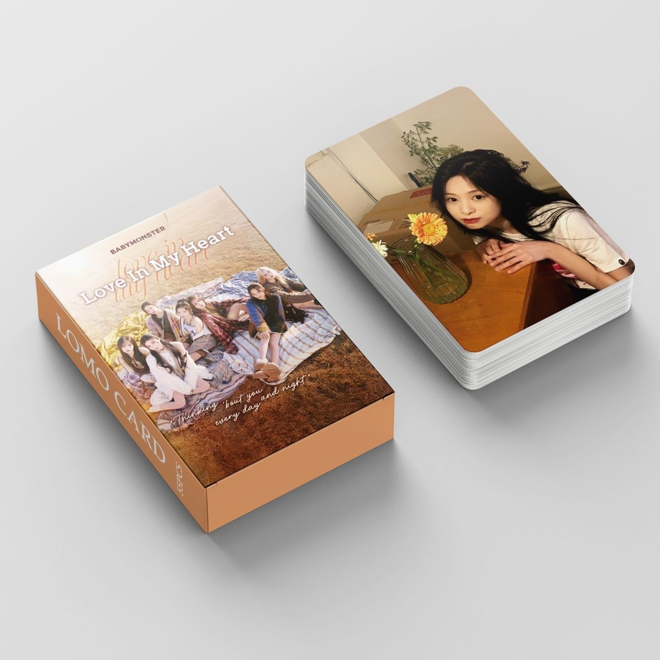 [PRE-ORDER] Babymonster 'Love in my heart' lomocards (55pcs)