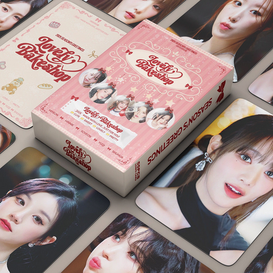 [PRE-ORDER] (G) I-DLE - 'Lovely Bakeshop' 2025 Season's Greetings lomocards (55pcs)