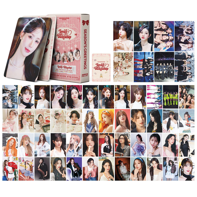 [PRE-ORDER] (G) I-DLE - 'Lovely Bakeshop' 2025 Season's Greetings lomocards (55pcs)