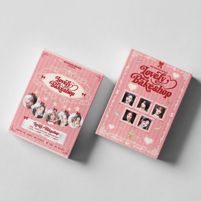 [PRE-ORDER] (G) I-DLE - 'Lovely Bakeshop' 2025 Season's Greetings lomocards (55pcs)