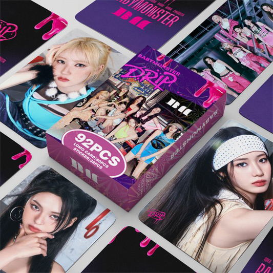 [PRE-ORDER] BABYMONSTER Drip lomocards (92pcs)