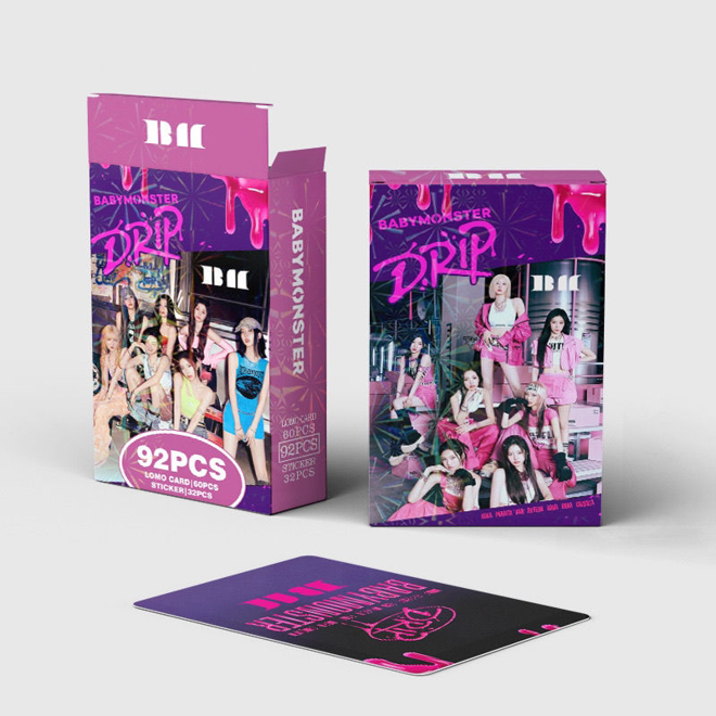 [PRE-ORDER] BABYMONSTER Drip lomocards (92pcs)