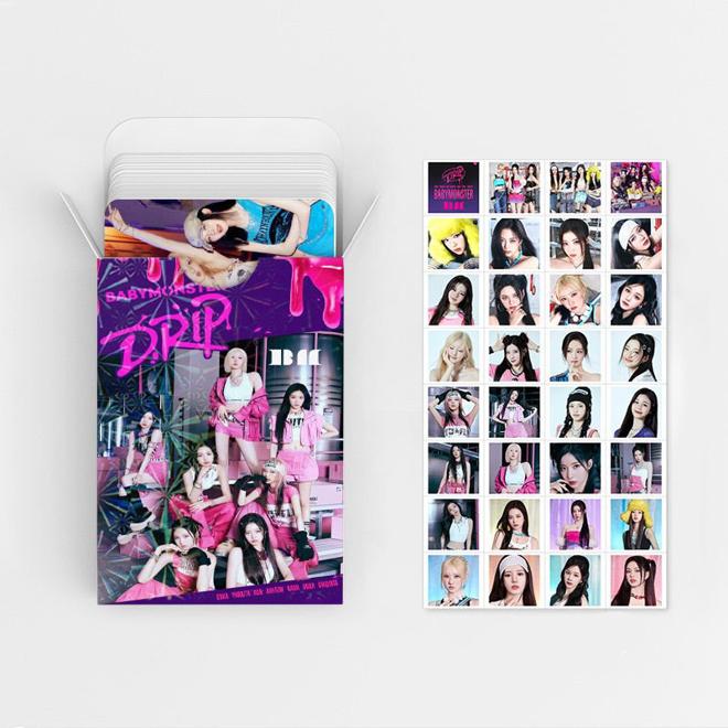[PRE-ORDER] BABYMONSTER Drip lomocards (92pcs)