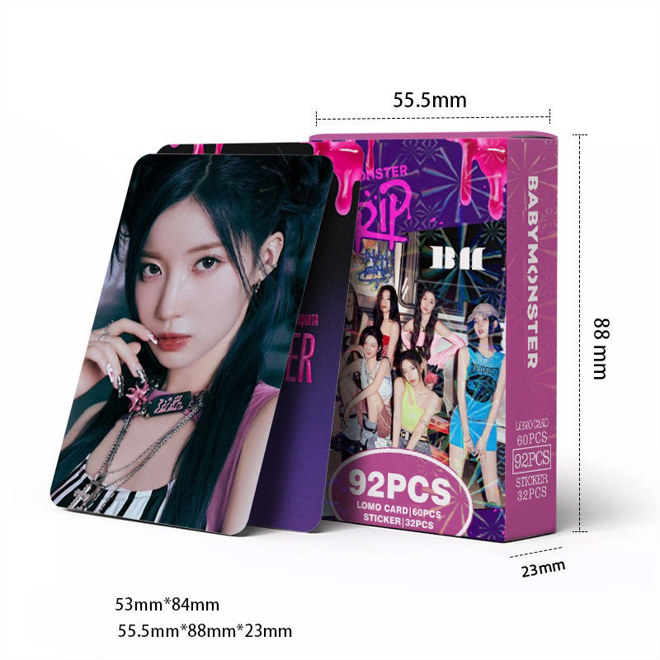 [PRE-ORDER] BABYMONSTER Drip lomocards (92pcs)