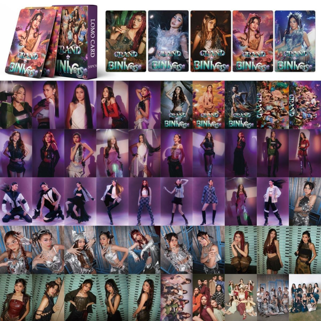 [PRE-ORDER] BINI Grand BiniVerse lomocards (55pcs)