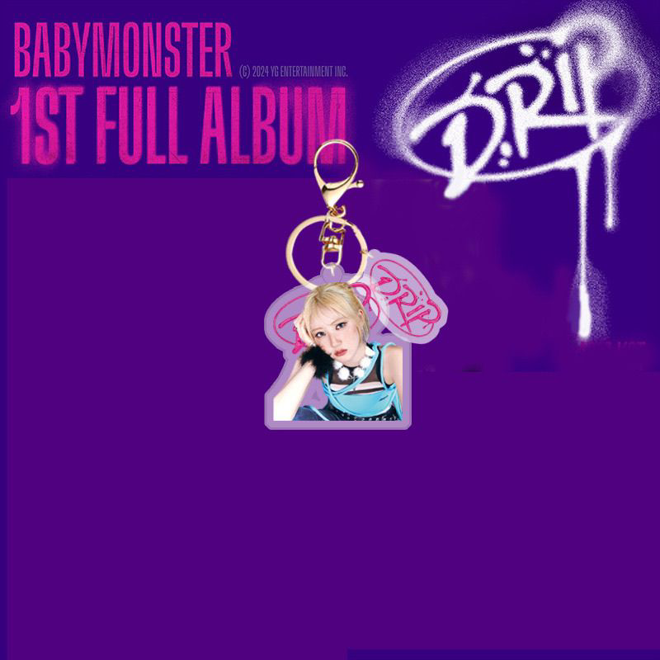 [PRE-ORDER] Babymonster Members Acrylic Keychains (Drip)