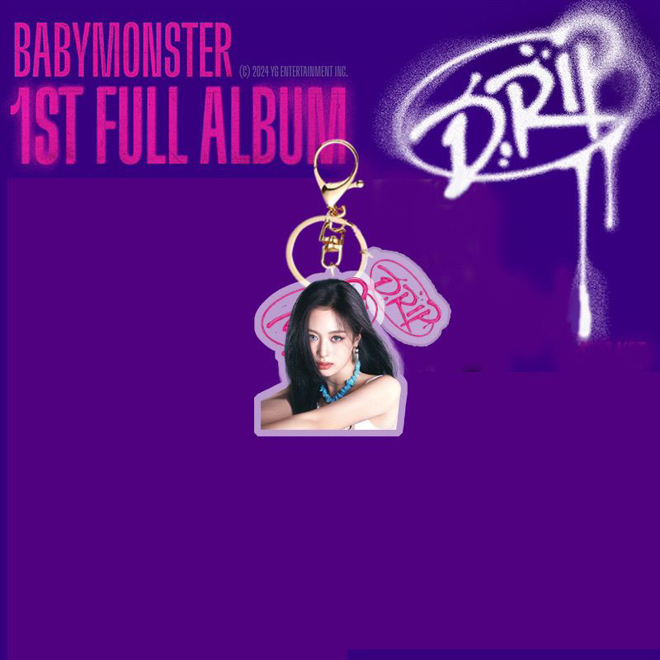 [PRE-ORDER] Babymonster Members Acrylic Keychains (Drip)