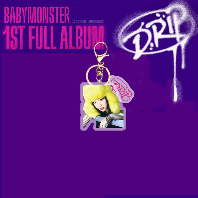 [PRE-ORDER] Babymonster Members Acrylic Keychains (Drip)