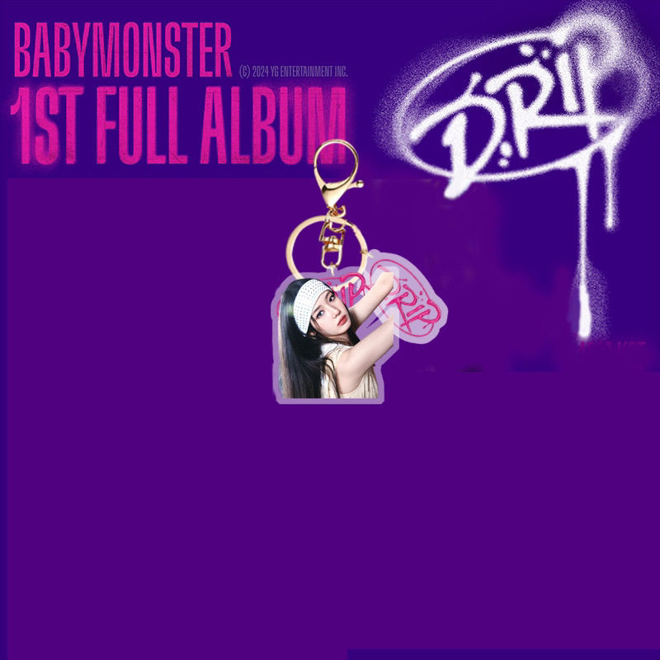 [PRE-ORDER] Babymonster Members Acrylic Keychains (Drip)