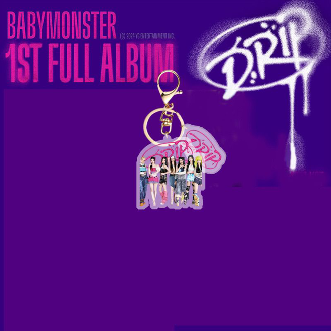 [PRE-ORDER] Babymonster Members Acrylic Keychains (Drip)