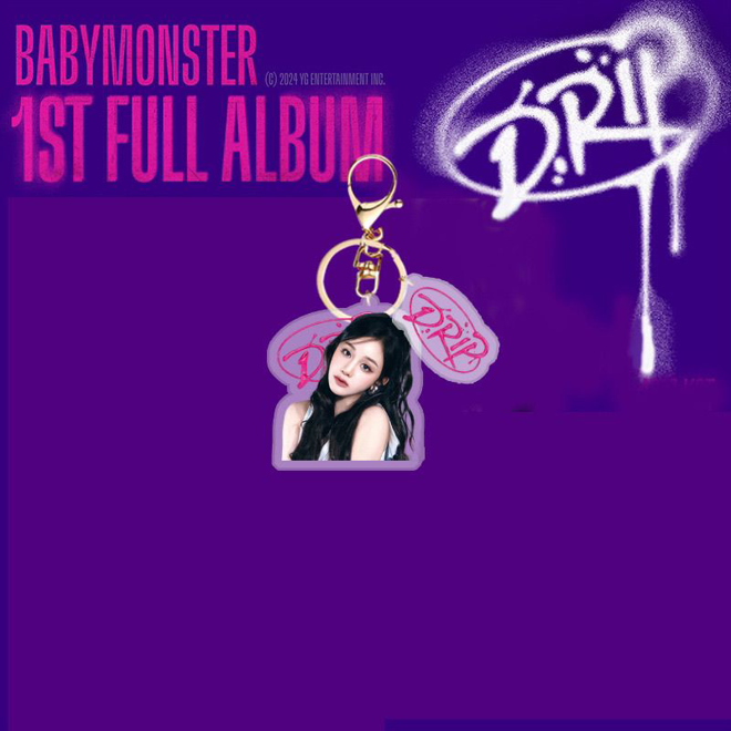 [PRE-ORDER] Babymonster Members Acrylic Keychains (Drip)