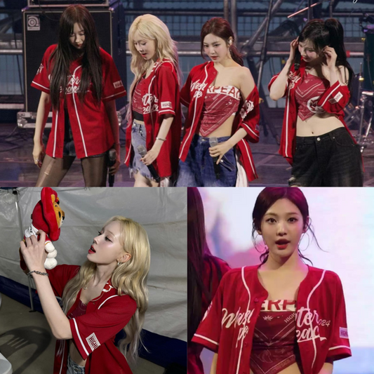 [PRE-ORDER] Aespa Red Oversize Jersey