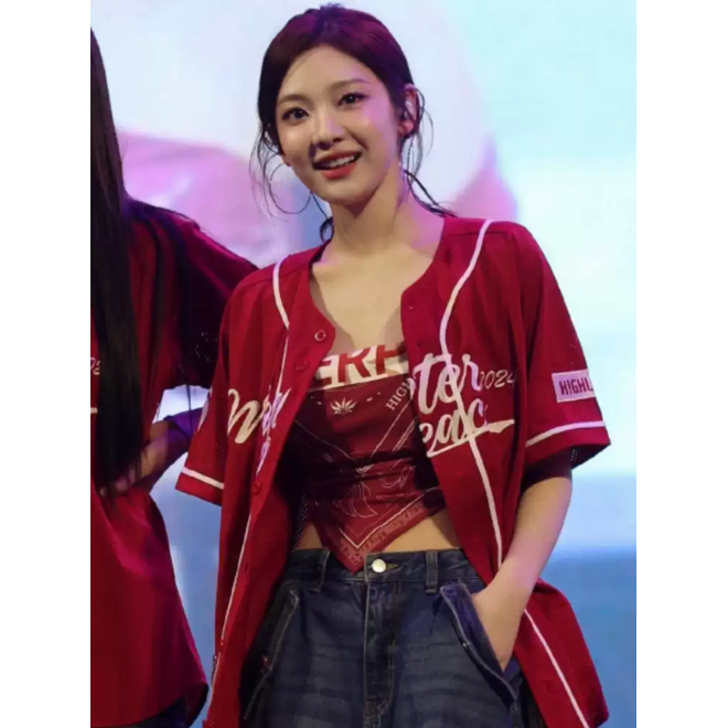 [PRE-ORDER] Aespa Red Oversize Jersey