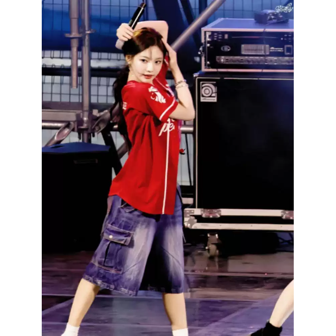 [PRE-ORDER] Aespa Red Oversize Jersey