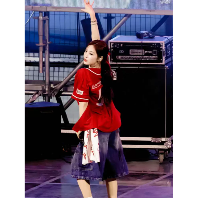 [PRE-ORDER] Aespa Red Oversize Jersey