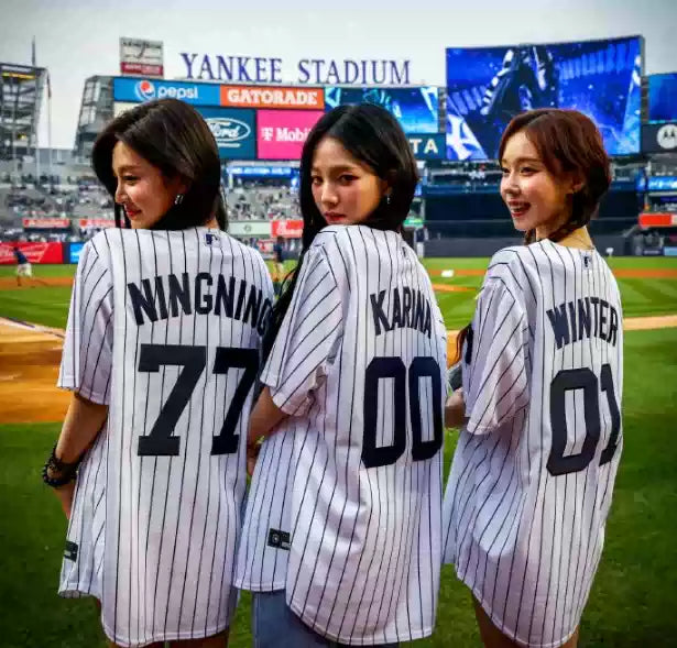 [PRE-ORDER] AESPA Yankees Baseball Jersey