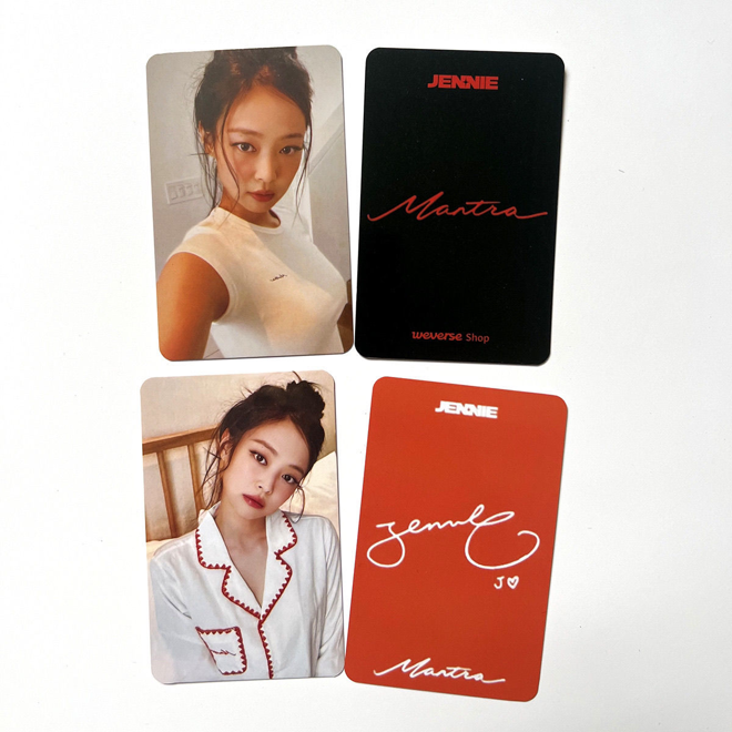 [PRE-ORDER] BLACKPINK Jennie 'Mantra' (pack of 6) unofficial photocards