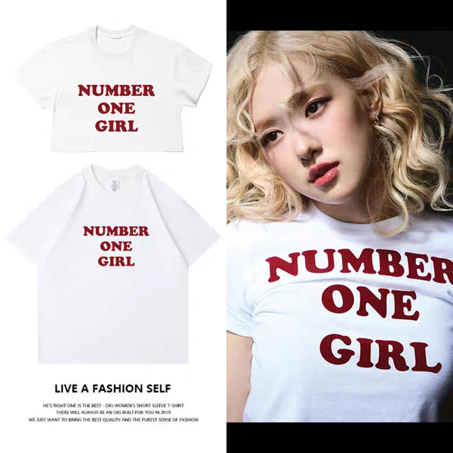[PRE-ORDER] Blackpink Rose Number One Girl T-shirts