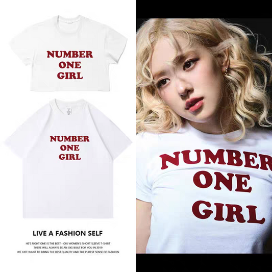 [PRE-ORDER] Blackpink Rose Number One Girl T-shirts