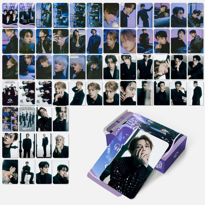 [PRE-ORDER] GOT7 WINTER HEPTAGON lomocards (92pcs)
