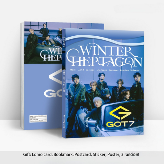 [PRE-ORDER] GOT7 comeback photo album WINTER HEPTAGON