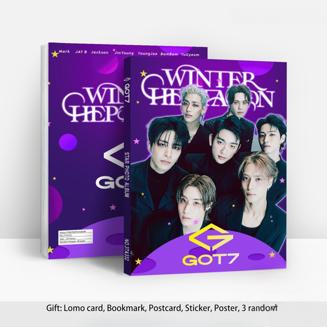 [PRE-ORDER] GOT7 comeback photo album WINTER HEPTAGON